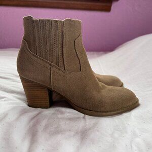 Light Brown Suede Dolce Vita booties